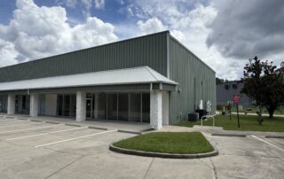 Exterior of 7065 NW 22nd Street flex space building for lease in Gainesville, FL
