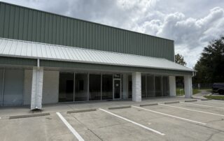 Exterior of 7065 NW 22nd Street flex space building for lease in Gainesville, FL